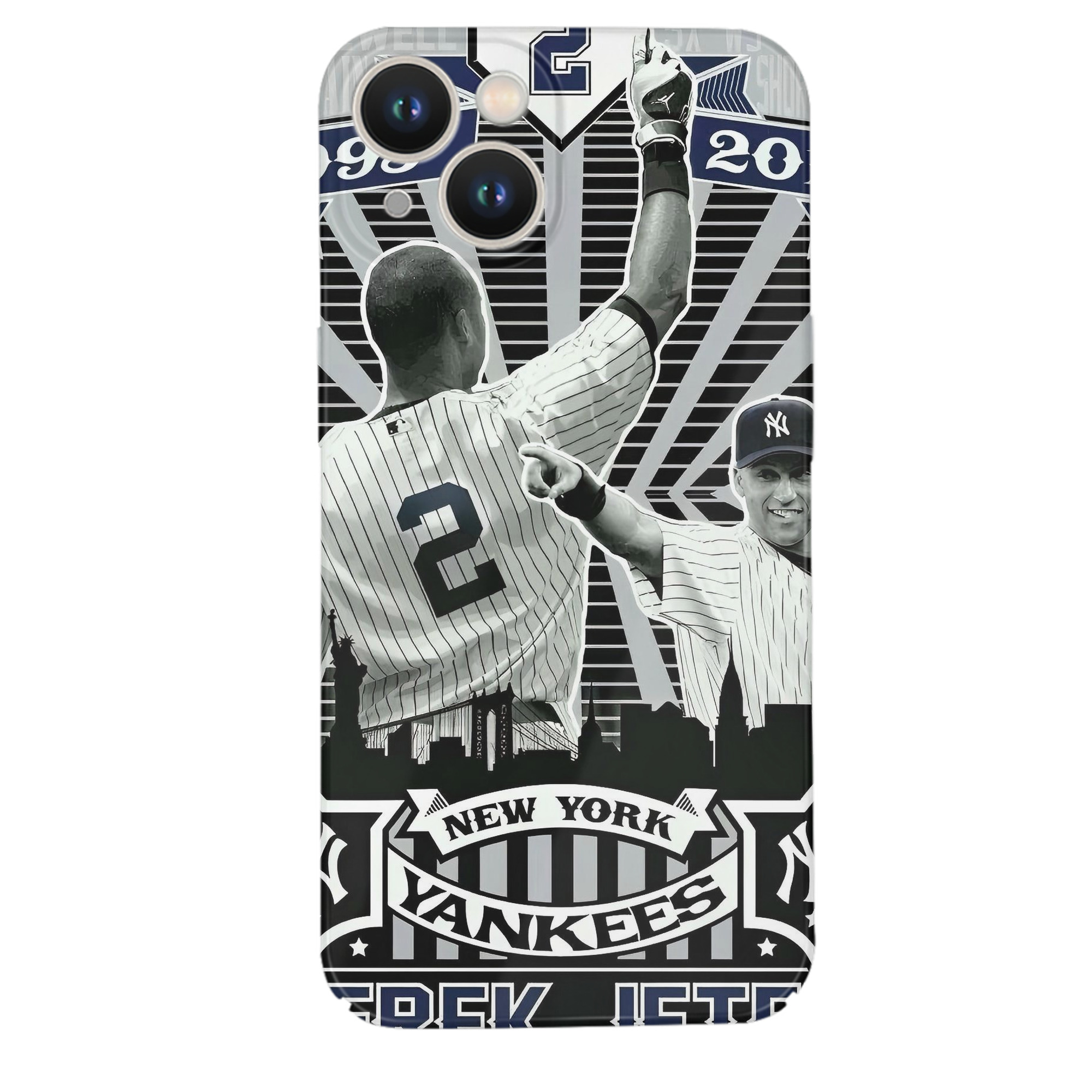 Derek Jeter 34 IPhone 14 Series Full-Cover Hard Case – Shockproof With Raised Camera Protection – Precise Cutouts, Wireless Charging Compatible – Durable, Anti-Yellowing, Easy To Clean